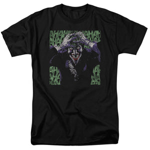 AN OFFCIALLY LICENSED BATMAN INSANITY MEN'S REGULAR FIT T-SHIRT BLACK