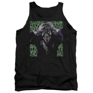 AN OFFCIALLY LICENSED BATMAN INSANITY ADULT UNISEX TANK TOP BLACK