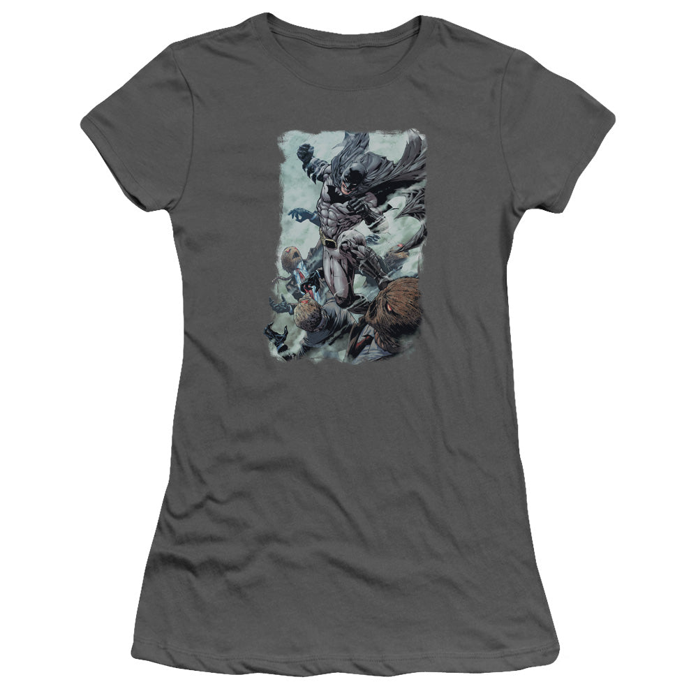 Batman Punch Licensed Women's T-Shirt Juniors SM-2X