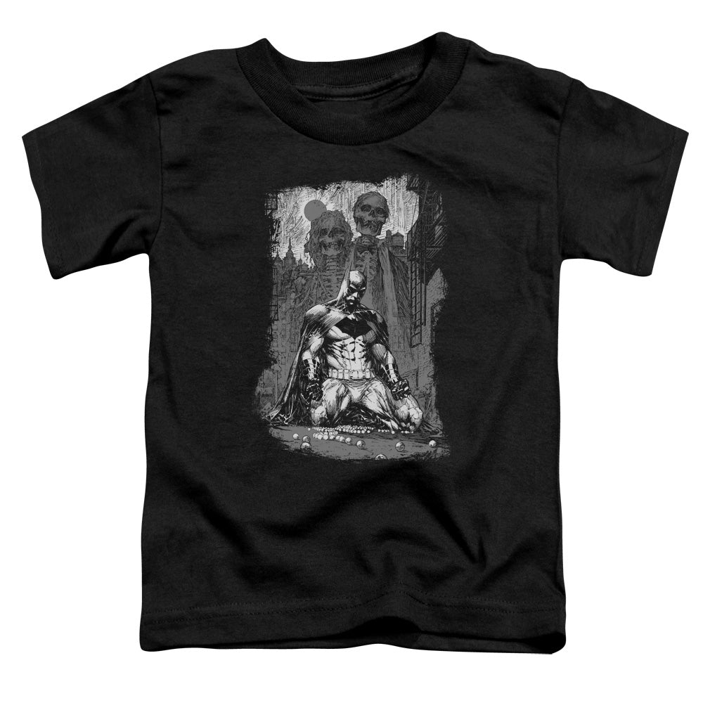 Batman Sketchy Shadows Licensed Toddler T-Shirt SM-LG