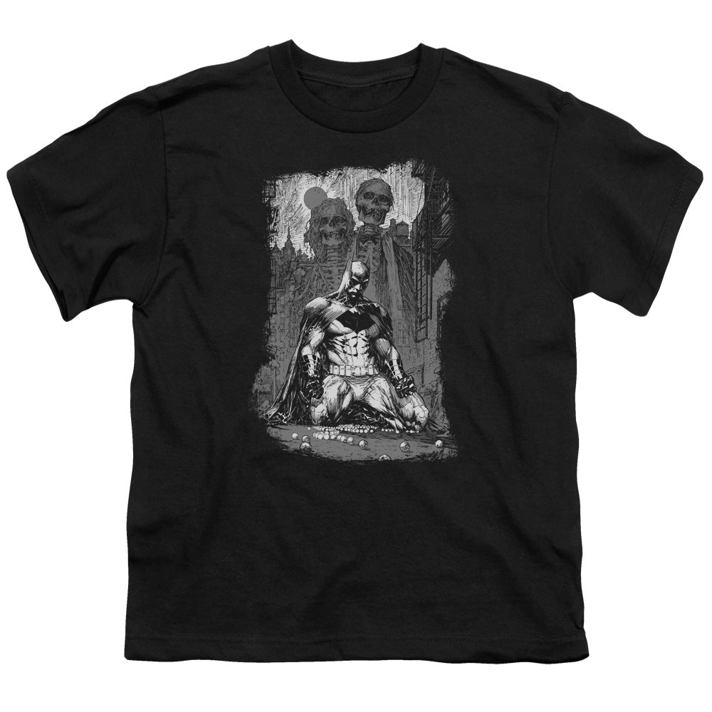 Batman Sketchy Shadows Licensed Kid's T-Shirt (Ages 4-7) XS-XL