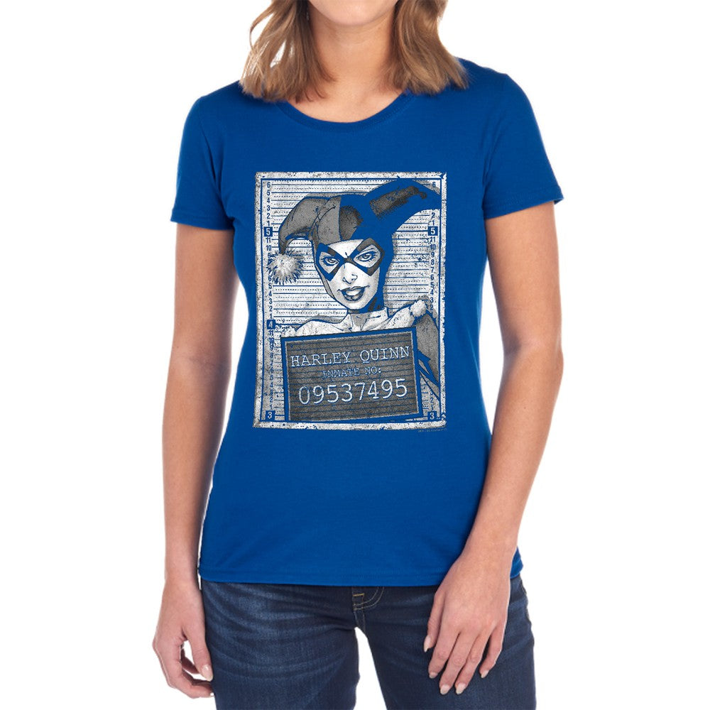 Batman Harley Inmate Licensed Women's T-Shirt Regular Fit SM-2X