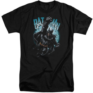 AN OFFCIALLY LICENSED BATMAN MOON KNIGHT MEN'S TALL FIT T-SHIRT BLACK
