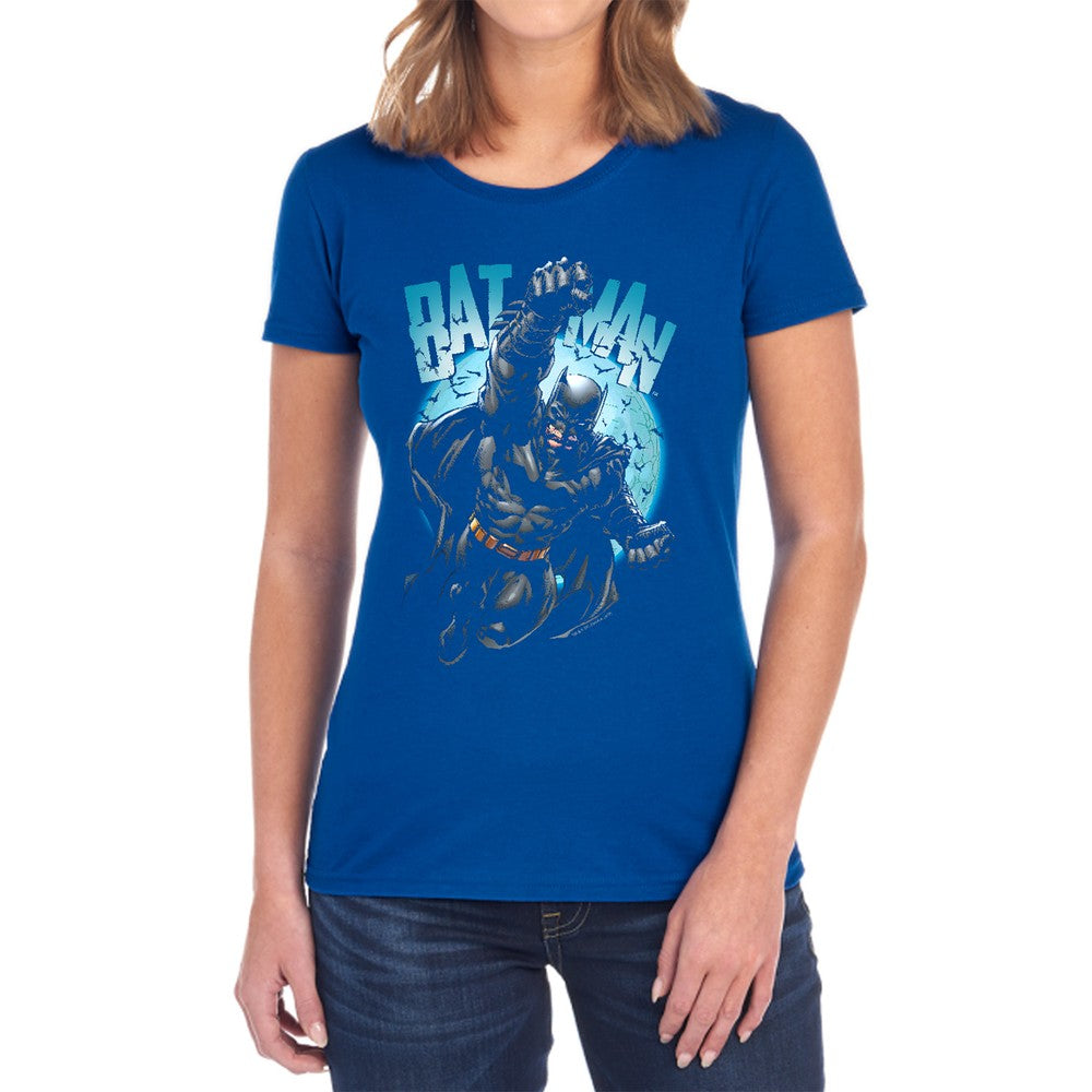 Batman Moon Knight Licensed Women's T-Shirt Regular Fit SM-2X