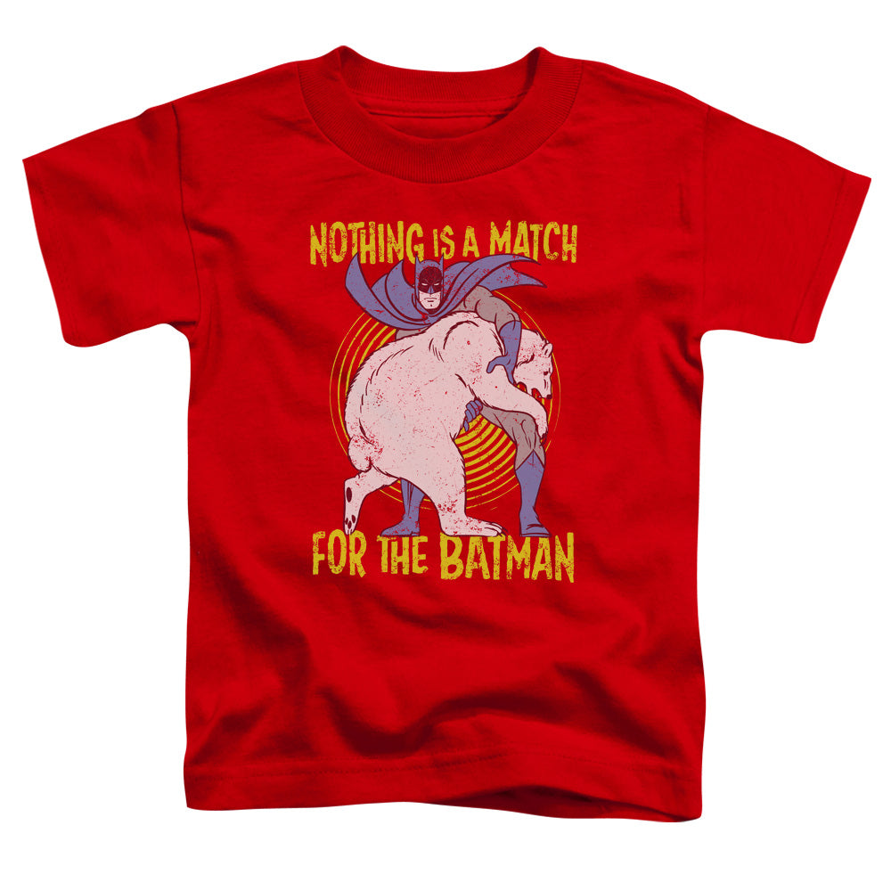 Batman Bear Wrastling Licensed Toddler T-Shirt SM-LG