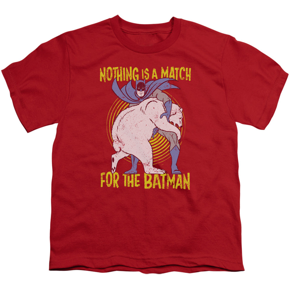 Batman Bear Wrastling Licensed Kid's T-Shirt (Ages 4-7) XS-XL