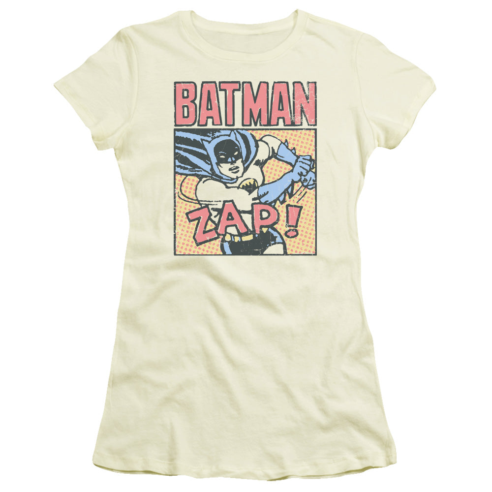 Batman Bat Zap Licensed Women's T-Shirt Juniors LG-2X