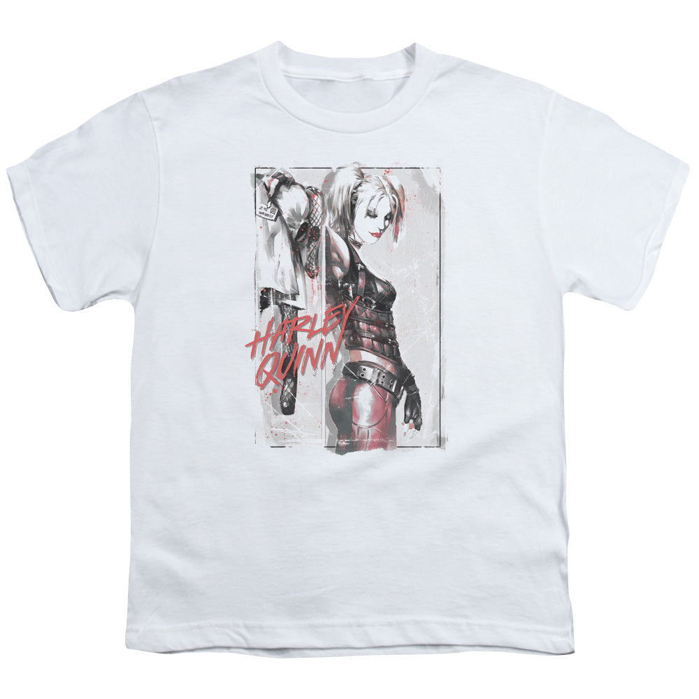 Batman Ink Wash Harley Licensed Kid's T-Shirt (Ages 4-7) XS-XL