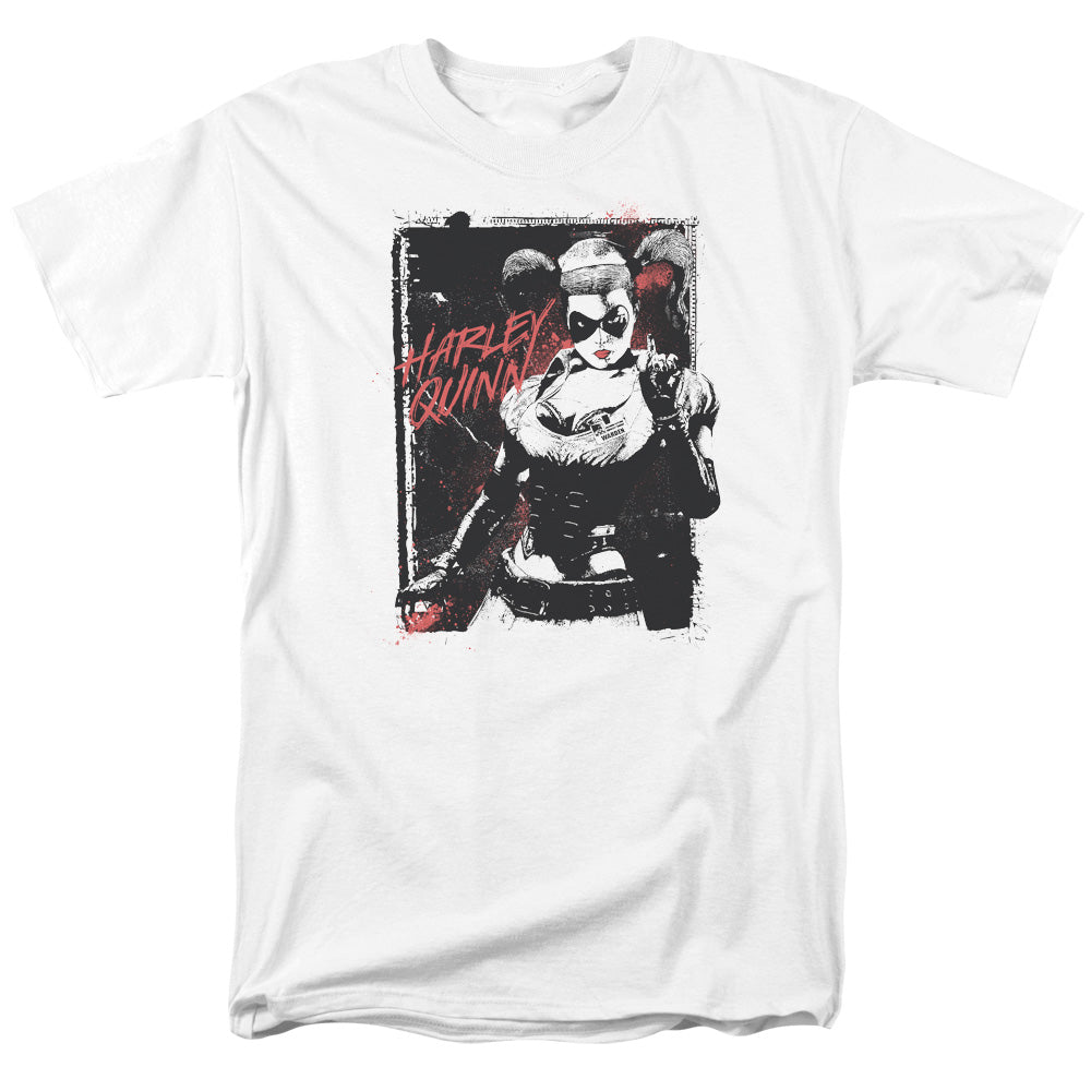 AN OFFCIALLY LICENSED BATMAN HOUSE CALL MEN'S REGULAR FIT T-SHIRT WHITE