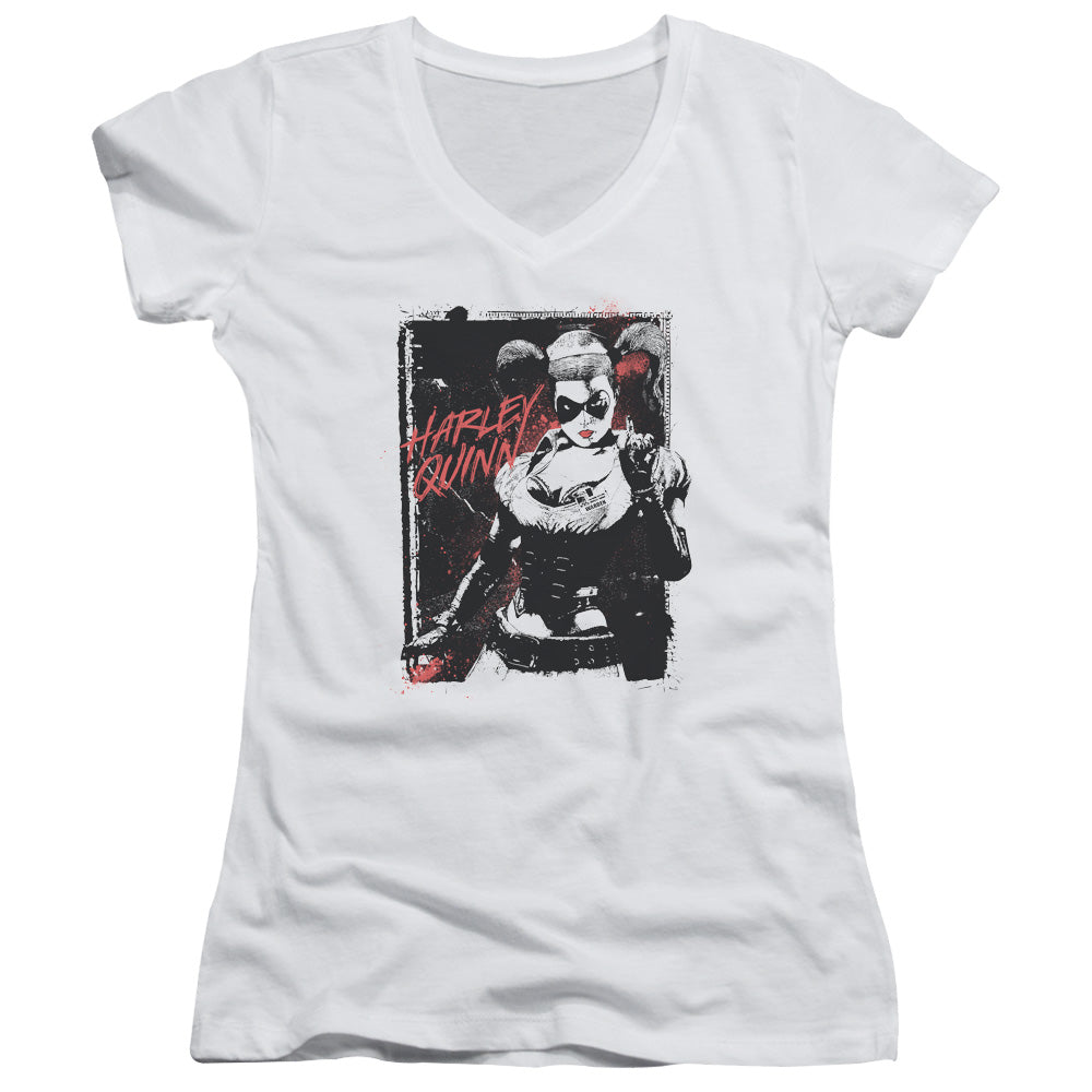 Batman House Call Licensed Women's T-Shirt Juniors V-Neck SM