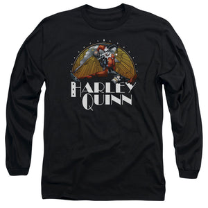 AN OFFCIALLY LICENSED BATMAN PLAY DATE MEN'S LONG SLEEVE T-SHIRT BLACK