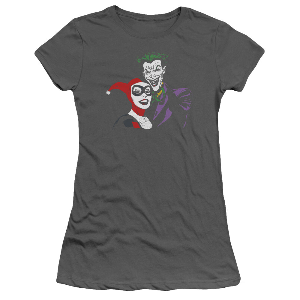 Batman Joker & Harley Licensed Women's T-Shirt Juniors SM-2X