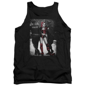 AN OFFCIALLY LICENSED BATMAN ARREST ADULT UNISEX TANK TOP BLACK
