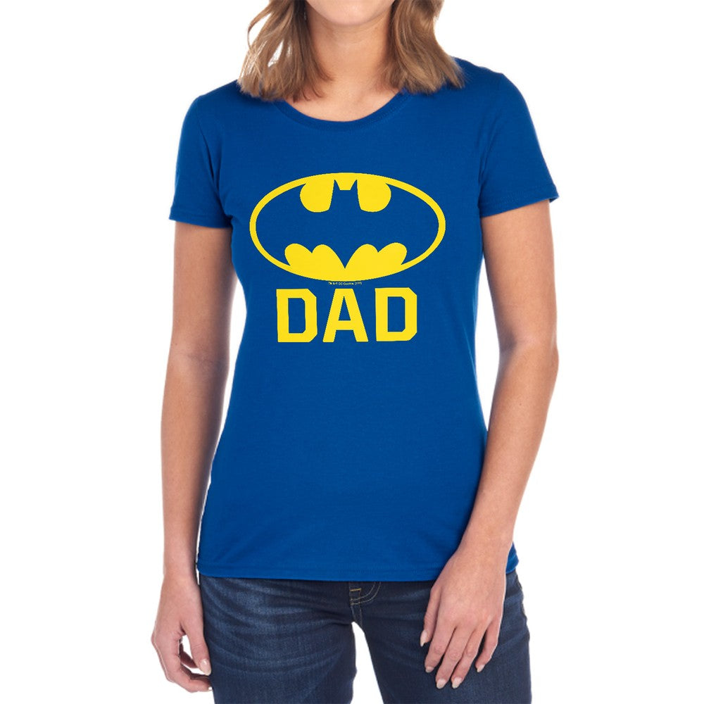 Batman Bat Dad Licensed Women's T-Shirt Regular Fit SM-2X