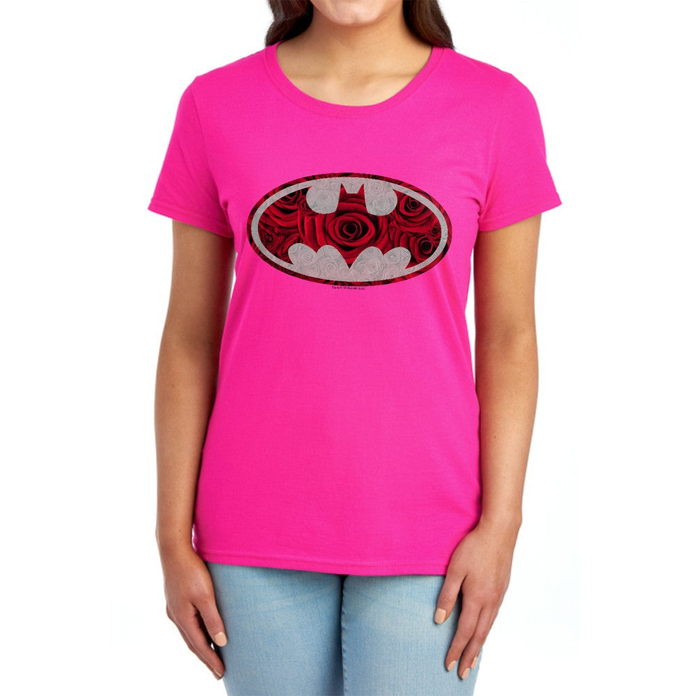 Batman Rosey Signal Licensed Women's T-Shirt Regular Fit SM-2X