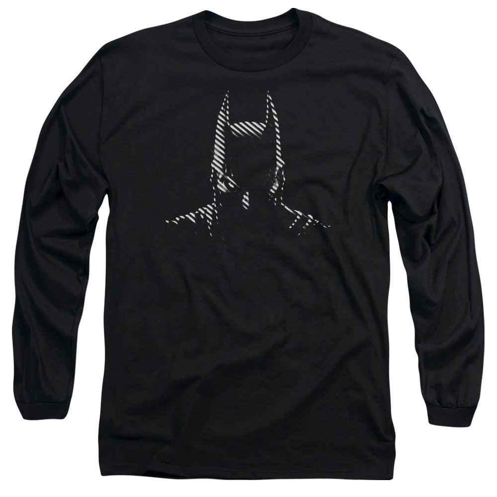AN OFFCIALLY LICENSED BATMAN NOIR MEN'S LONG SLEEVE T-SHIRT BLACK