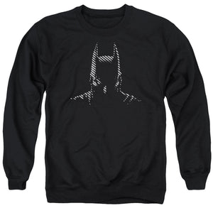 AN OFFCIALLY LICENSED BATMAN NOIR ADULT UNISEX CREWNECK SWEATSHIRT BLACK
