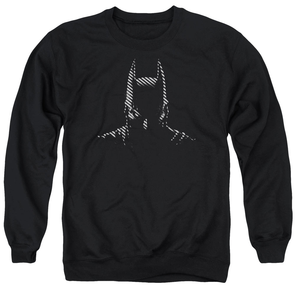 AN OFFCIALLY LICENSED BATMAN NOIR ADULT UNISEX CREWNECK SWEATSHIRT BLACK