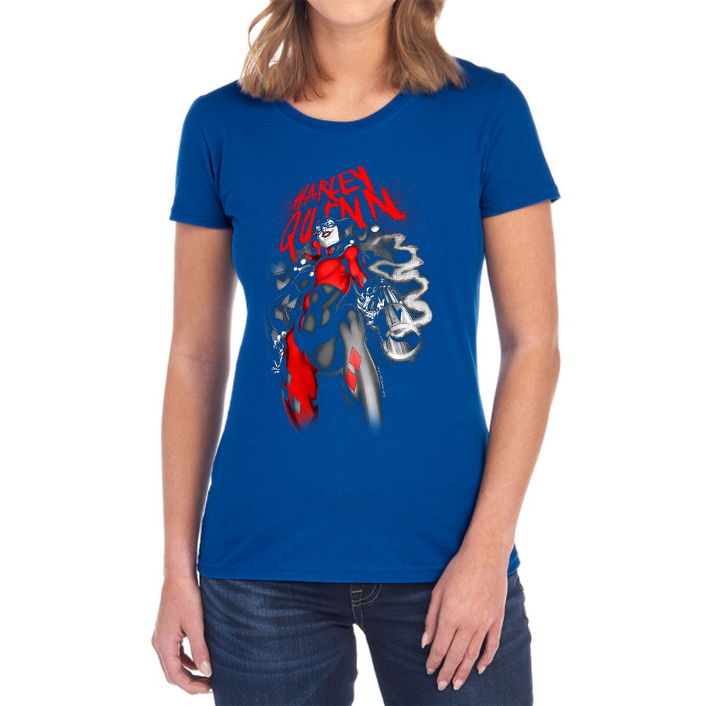 Batman Down The Barrel Licensed Women's T-Shirt Regular Fit SM-2X