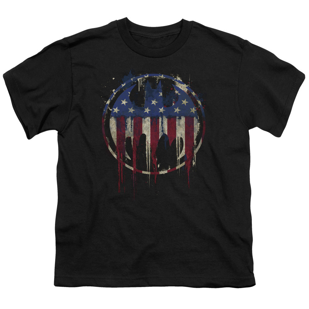 Batman Bleeding Signal Licensed Kid's T-Shirt (Ages 4-7) XS-XL