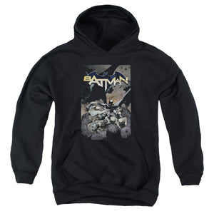 AN OFFCIALLY LICENSED BATMAN BATMAN ONE YOUTH HOODIE BLACK