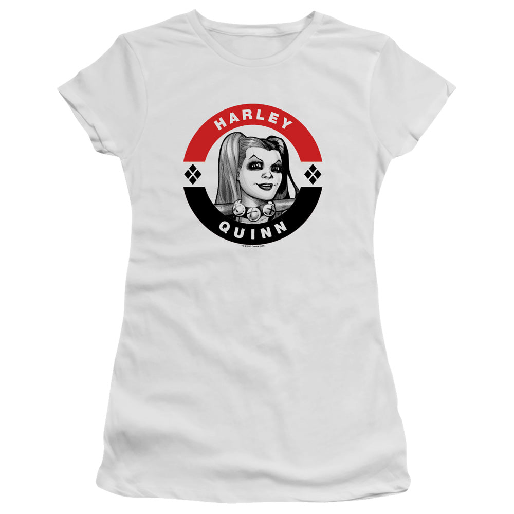 Batman Harley President Circle Licensed Women's T-Shirt Juniors LG-2X