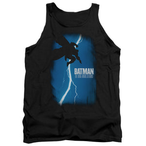 AN OFFCIALLY LICENSED BATMAN DKR COVER ADULT UNISEX TANK TOP BLACK