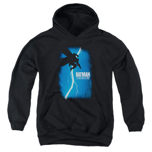 AN OFFCIALLY LICENSED BATMAN DKR COVER YOUTH HOODIE BLACK