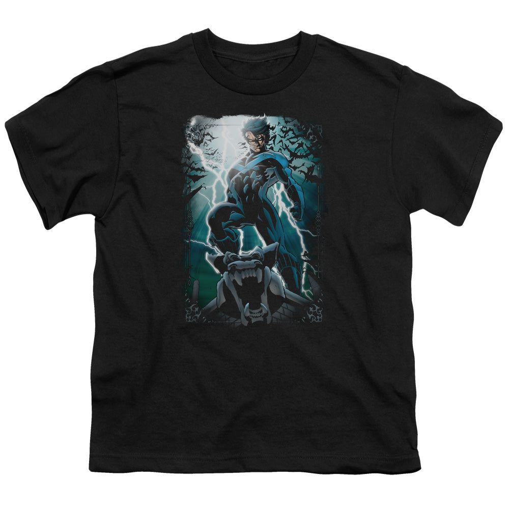 Batman Night Light Licensed Kid's T-Shirt (Ages 4-7) XS-XL
