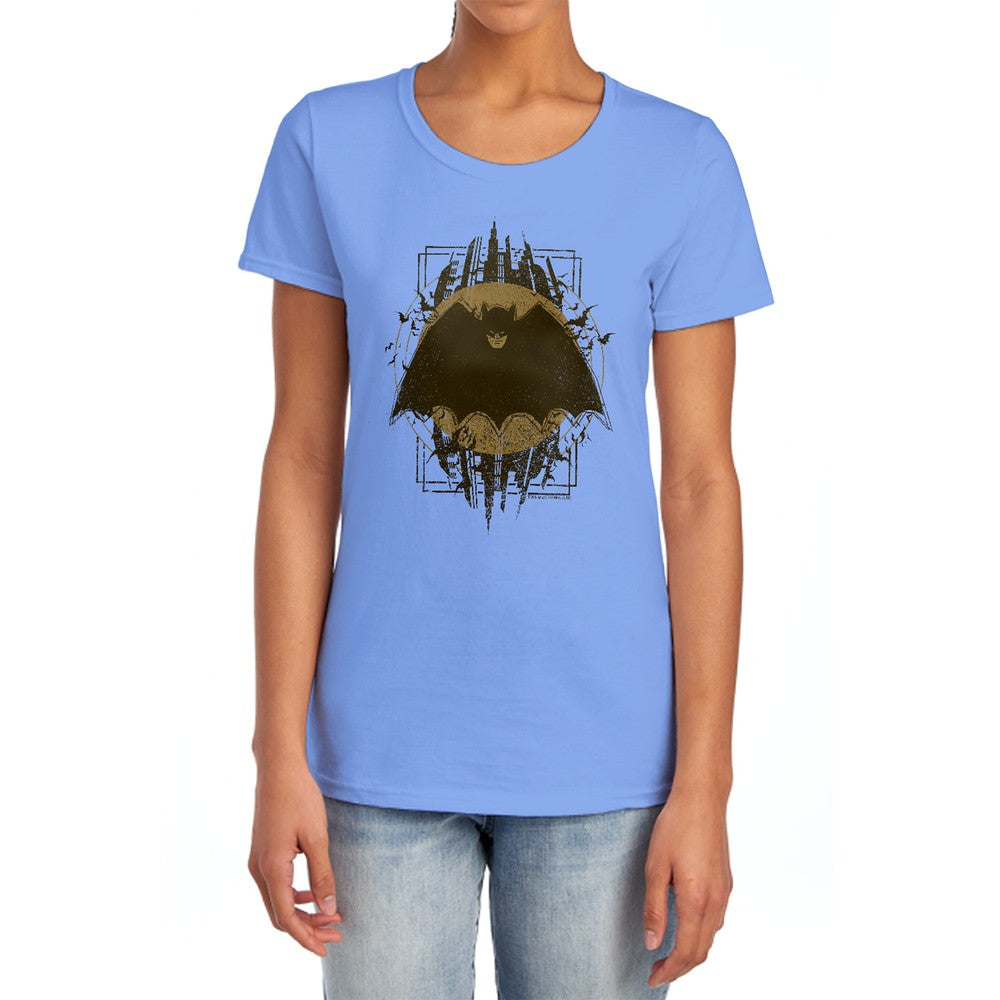 Batman Batman Crest Licensed Women's T-Shirt Regular Fit SM-2X