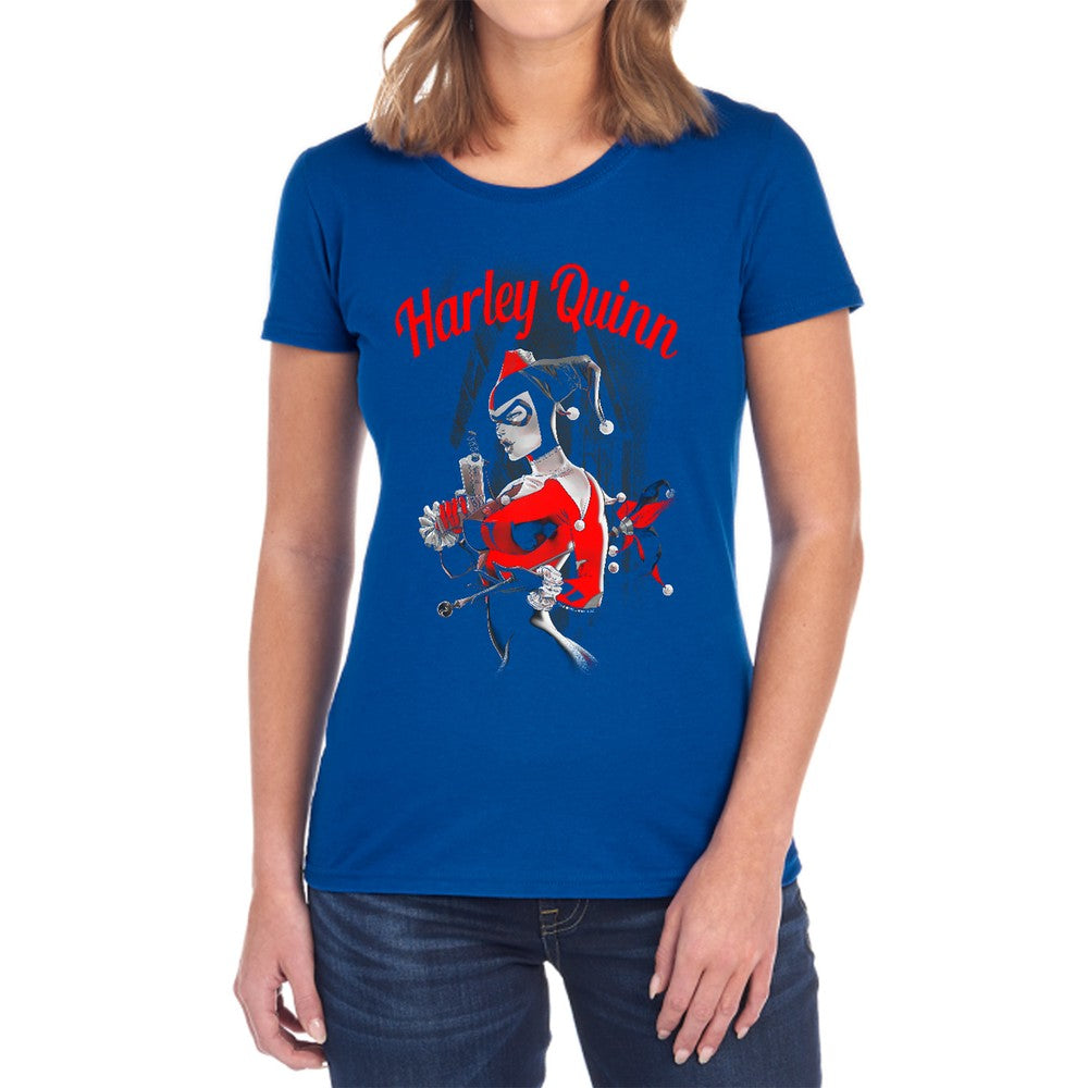 Batman Spring Gun Licensed Women's T-Shirt Regular Fit SM-2X