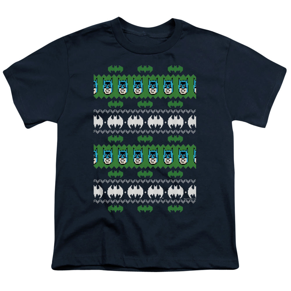 Batman Batman Christmas Sweater Licensed Kid's T-Shirt (Ages 4-7) XS-XL