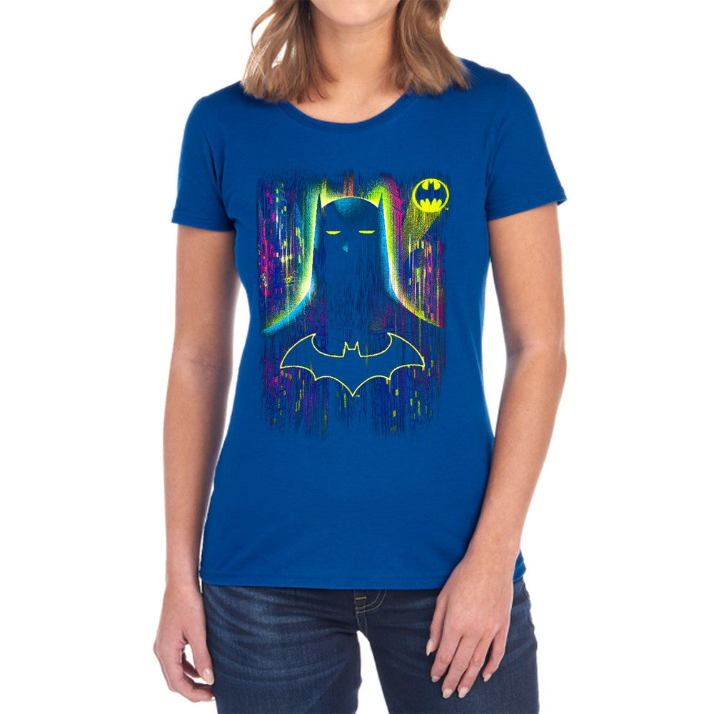 Batman Knight Lights Licensed Women's T-Shirt Regular Fit SM-2X