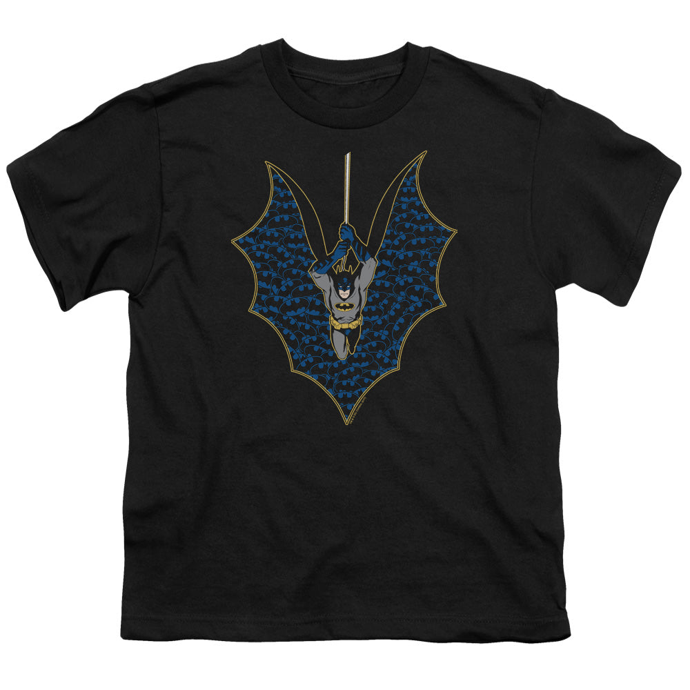 Batman Bat Fill Licensed Kid's T-Shirt (Ages 4-7) XS-XL