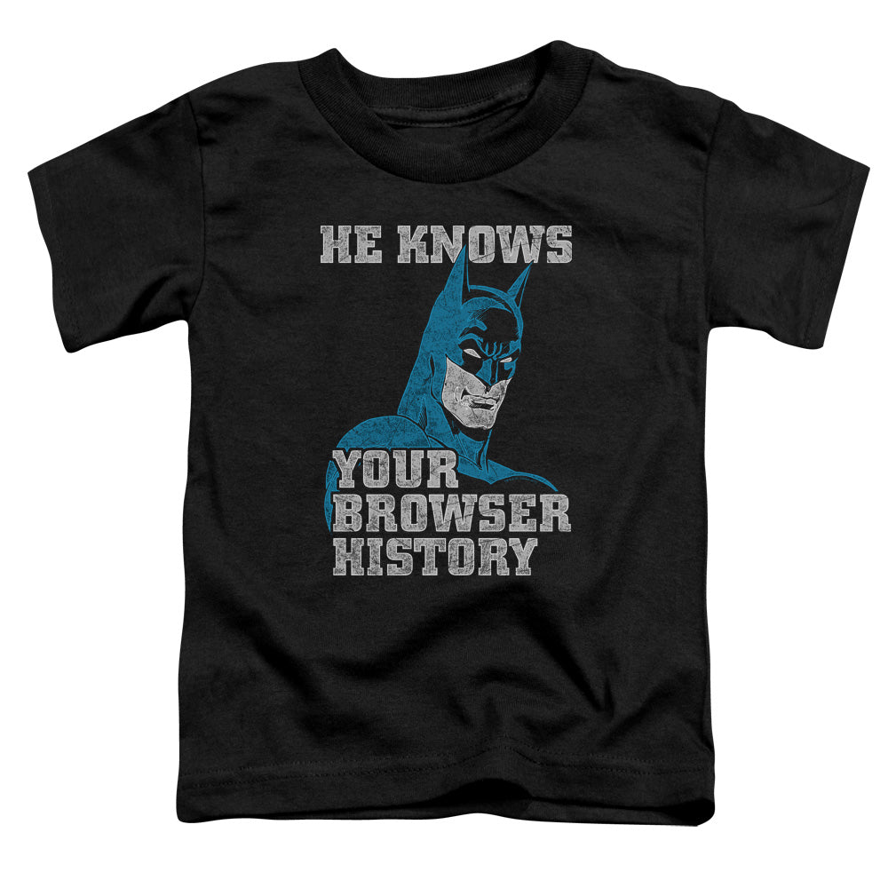Batman Batman Knows Licensed Toddler T-Shirt SM-LG