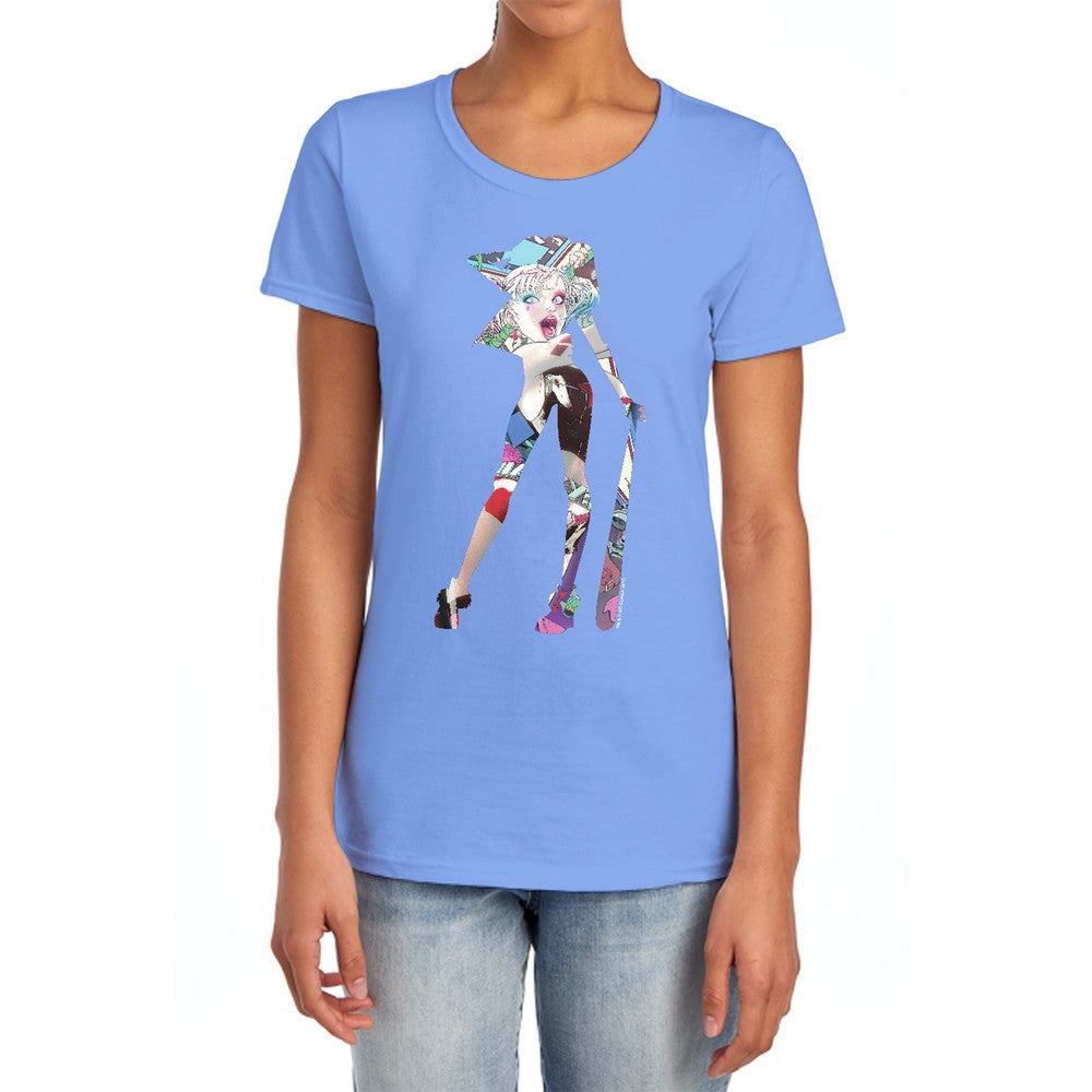 Batman Scene Inside Licensed Women's T-Shirt Regular Fit SM-2X