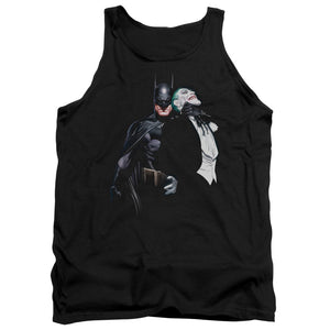 AN OFFCIALLY LICENSED BATMAN JOKER CHOKE ADULT UNISEX TANK TOP BLACK