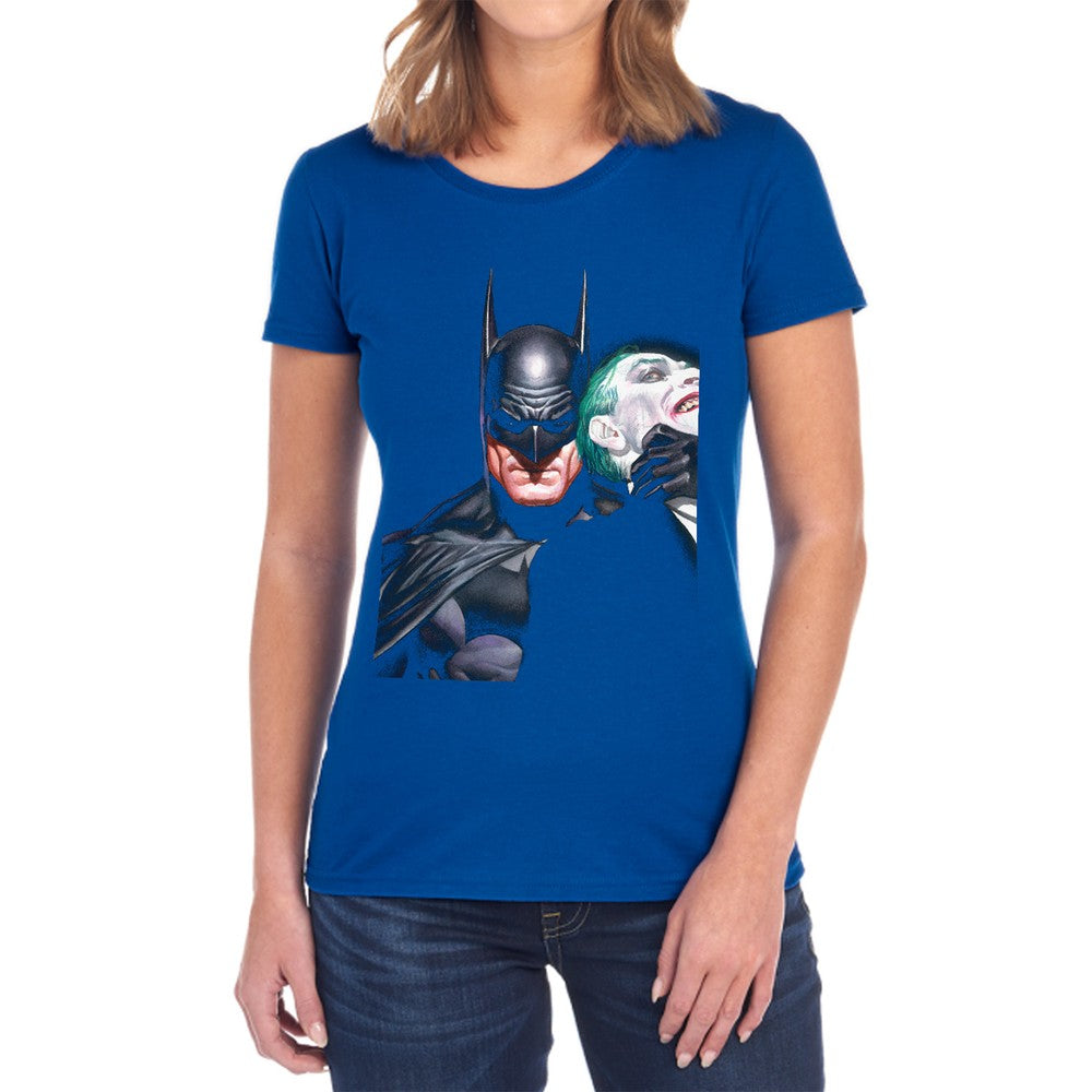 Batman Joker Choke Licensed Women's T-Shirt Regular Fit SM-2X