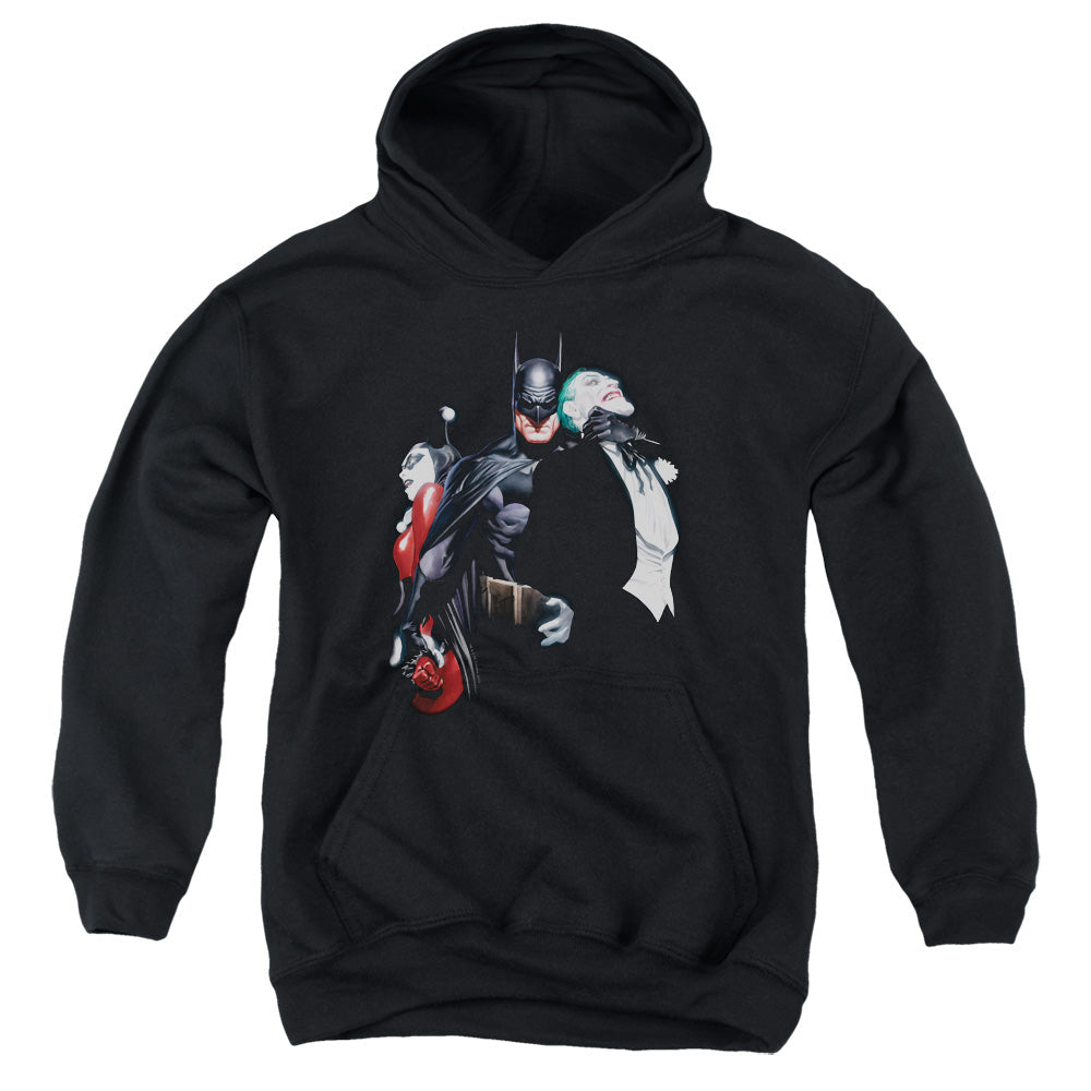 Batman Joker Harley Choke Licensed Youth Hoodie (Ages 8-12) SM-XL