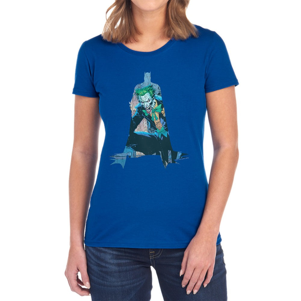 Batman Scene Inside Licensed Women's T-Shirt Regular Fit SM-2X