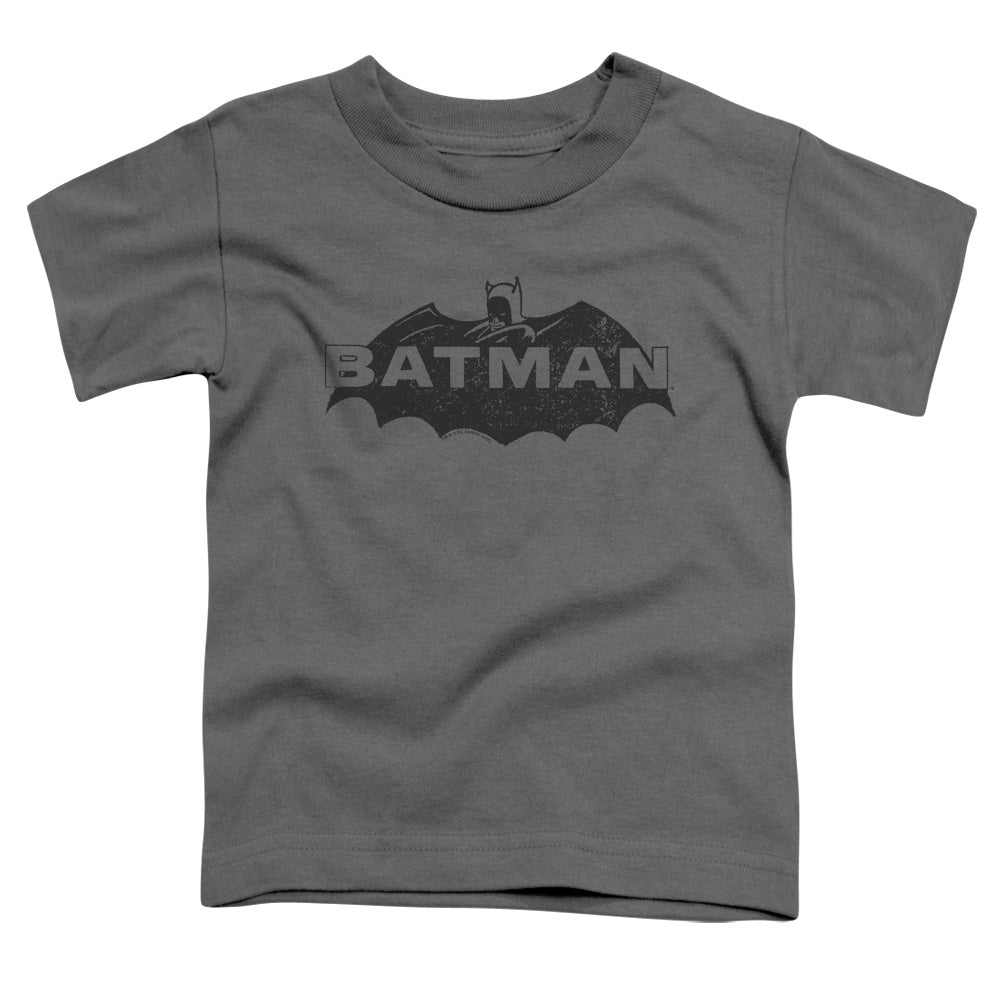 Batman Newsprint Logo Licensed Toddler T-Shirt SM-LG