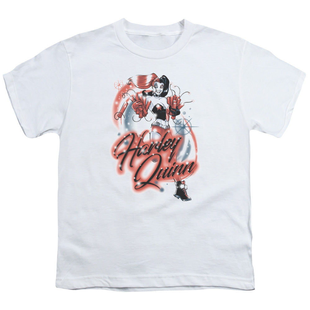 Batman Harley Airbrush Licensed Kid's T-Shirt (Ages 4-7) XS-XL