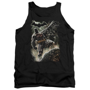 AN OFFCIALLY LICENSED BATMAN FAMILY ADULT UNISEX TANK TOP BLACK