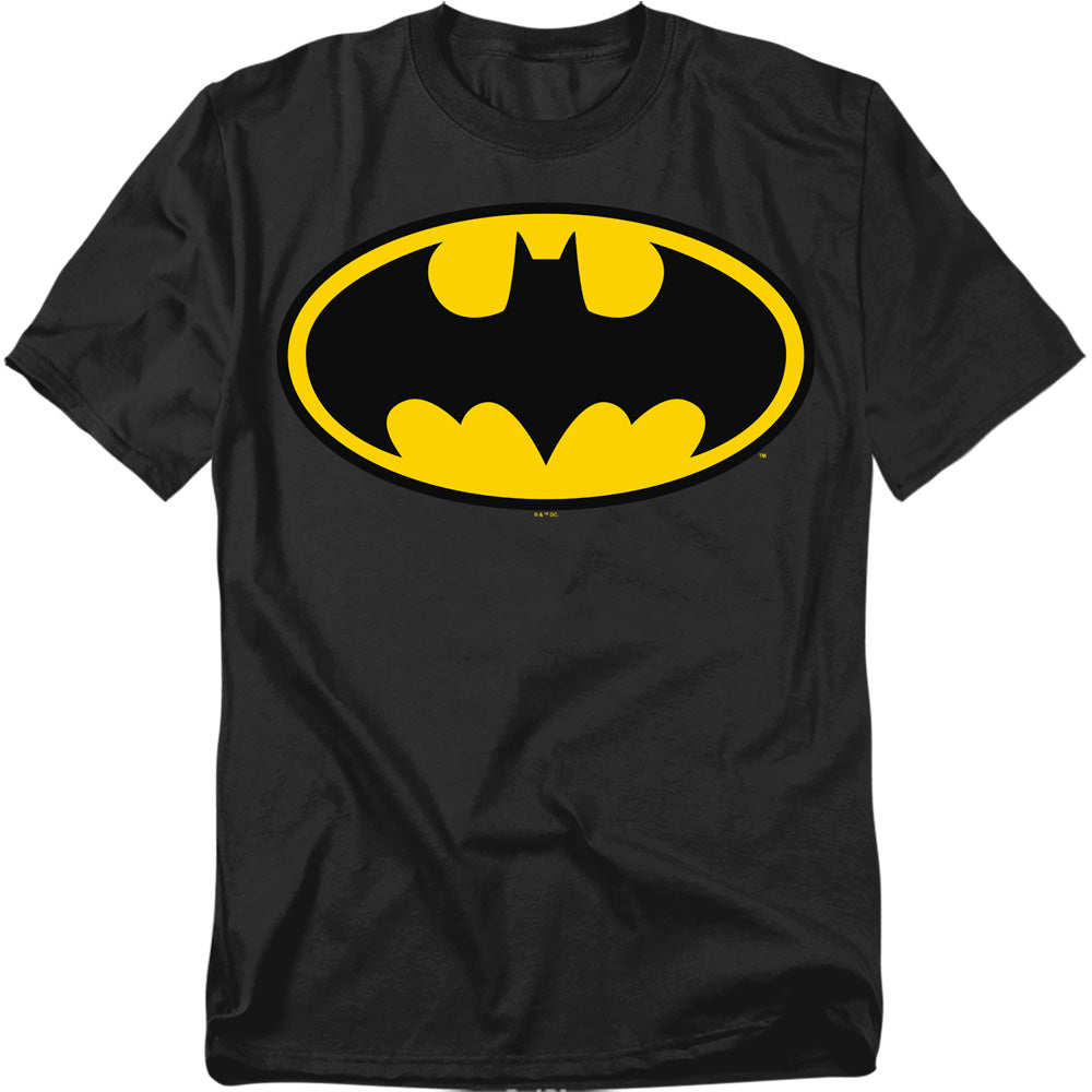 Batman Classic Logo Licensed Adult Unisex T-Shirt Regular Fit Tee SM-3X