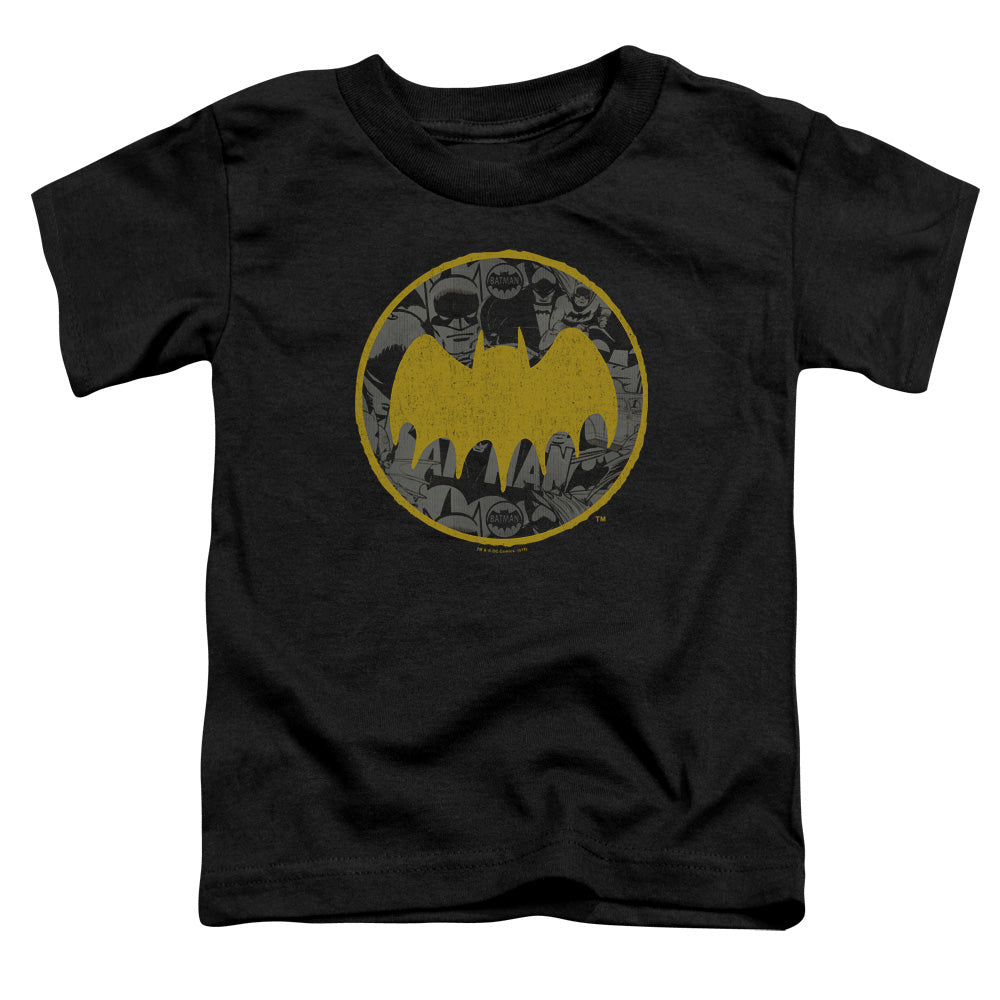 Batman Vintage Symbol Collage Licensed Toddler T-Shirt SM-LG