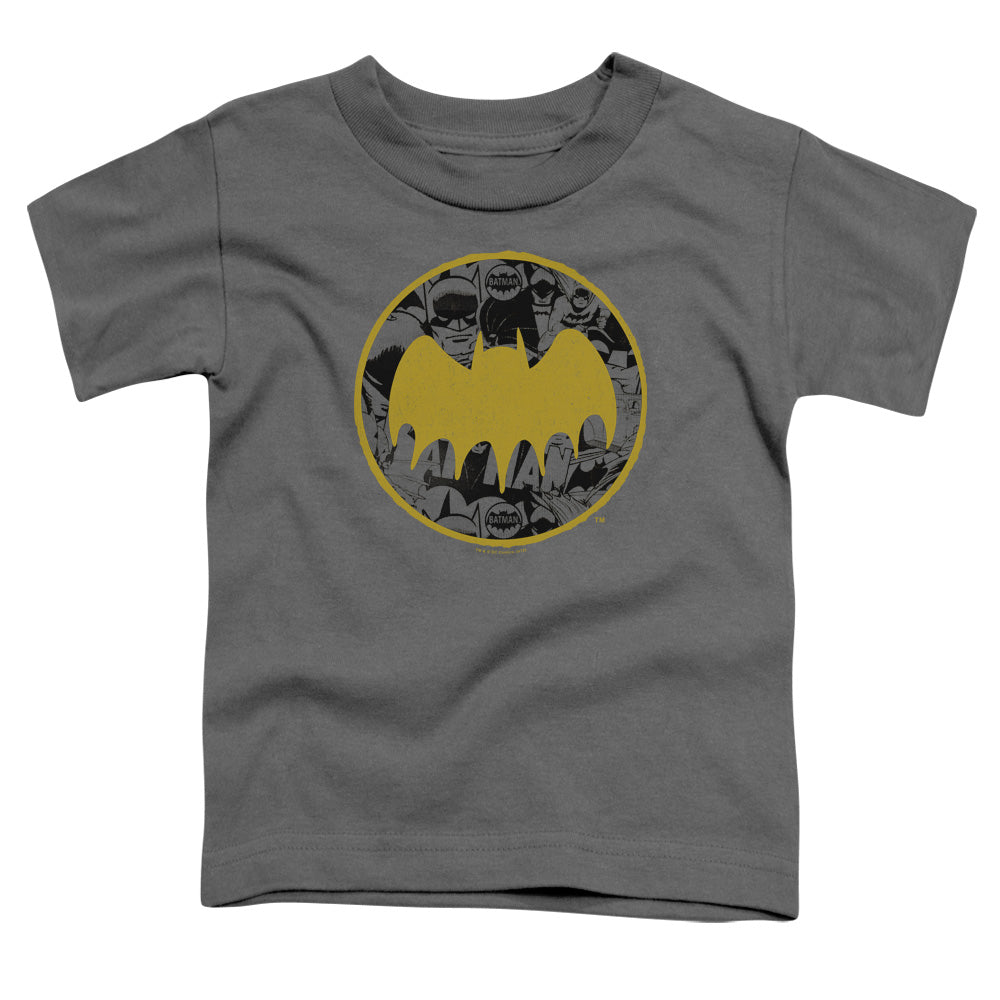 Batman Vintage Symbol Collage Licensed Toddler T-Shirt SM-LG