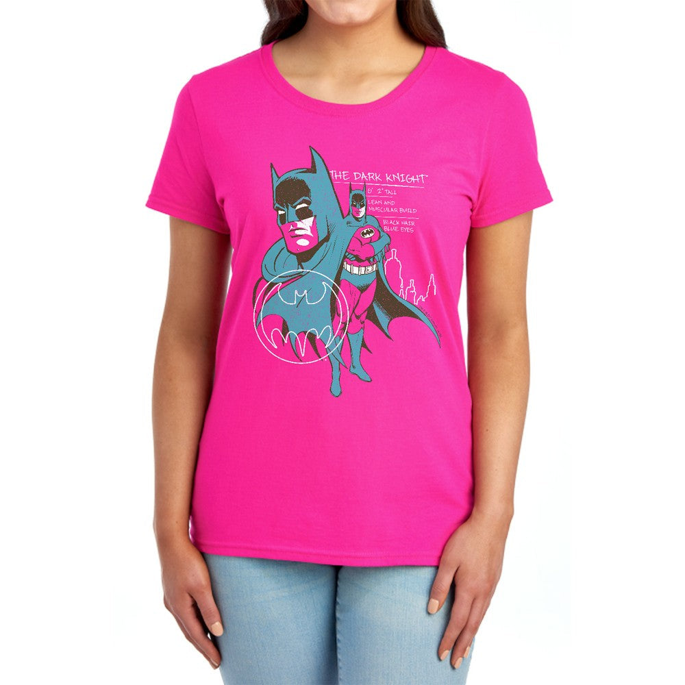 Batman Lean And Muscular Licensed Women's T-Shirt Regular Fit SM-2X