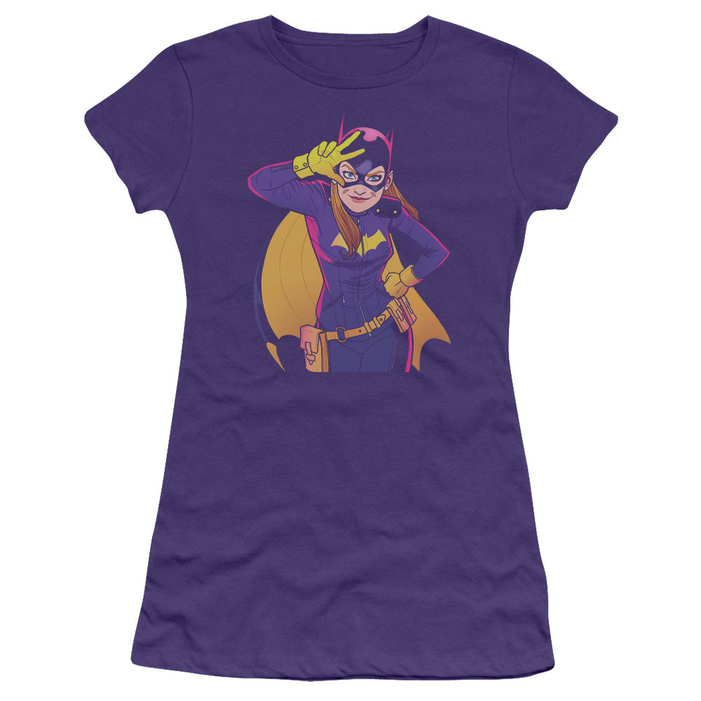 Batman Batgirl Moves Licensed Women's T-Shirt Juniors LG-2X