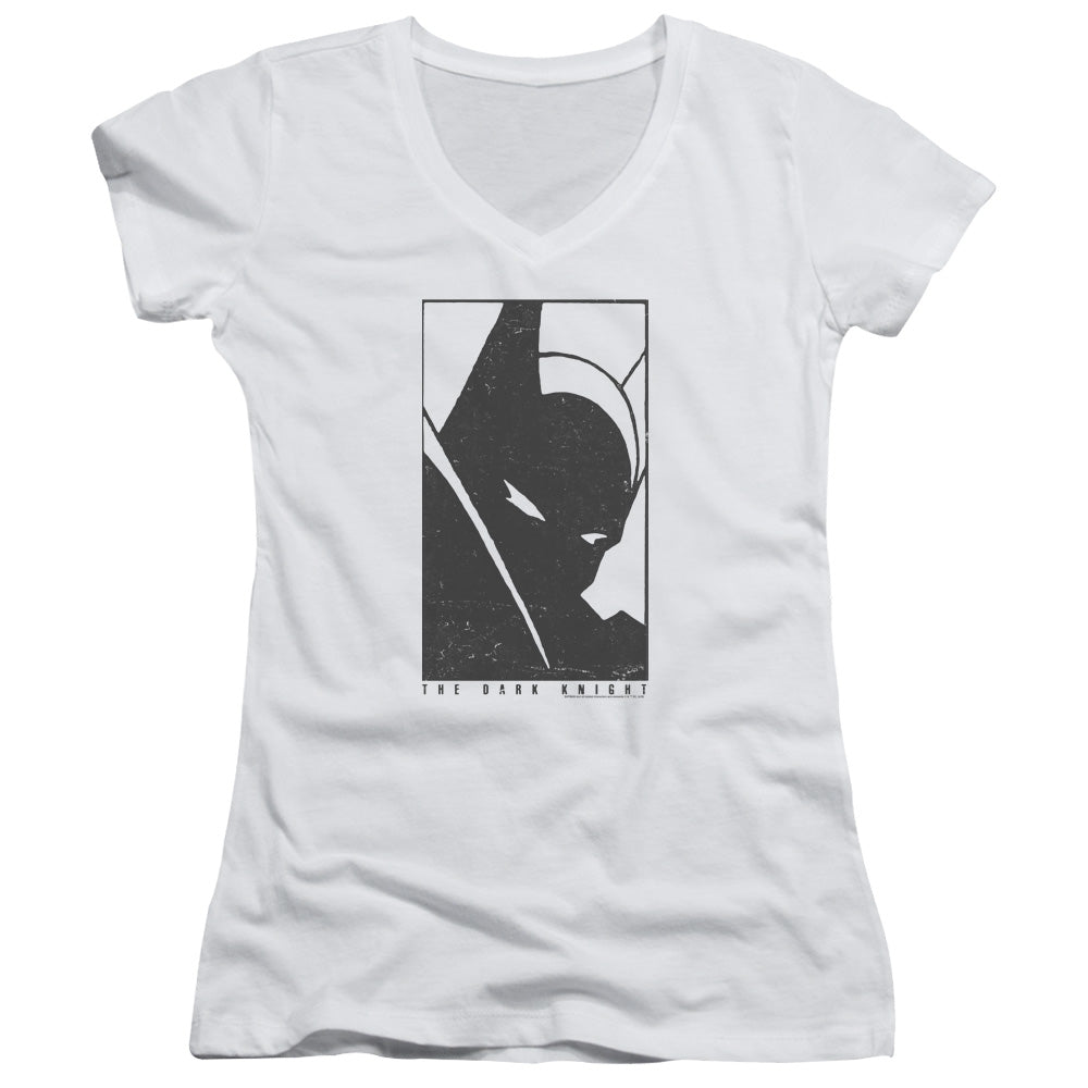 Batman An Icon Licensed Women's T-Shirt Juniors V-Neck SM
