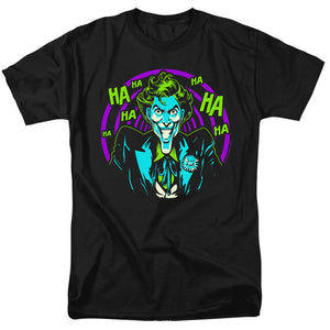 AN OFFCIALLY LICENSED BATMAN HAHAHA MEN'S REGULAR FIT T-SHIRT BLACK
